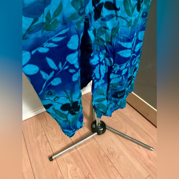 VTG, Tropical Floral Midi Dress, L - Picture 4 of 5